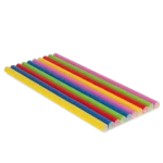 Papieren rietjes kleurenmix 240x10mm  2400st BIO